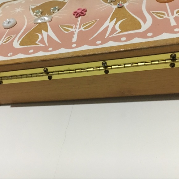 Vintage Enid Collins PINK “Copy Cat” Wooden box bag. CHECK MEOWT!! - Picture 5 of 15
